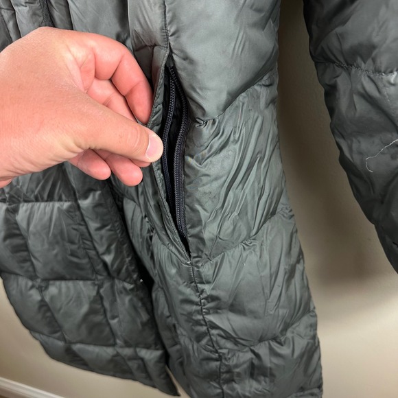 The North Face Metropolis Parka Womens Medium Gray 600-Fill Down Puffer Jacket - Picture 5 of 9